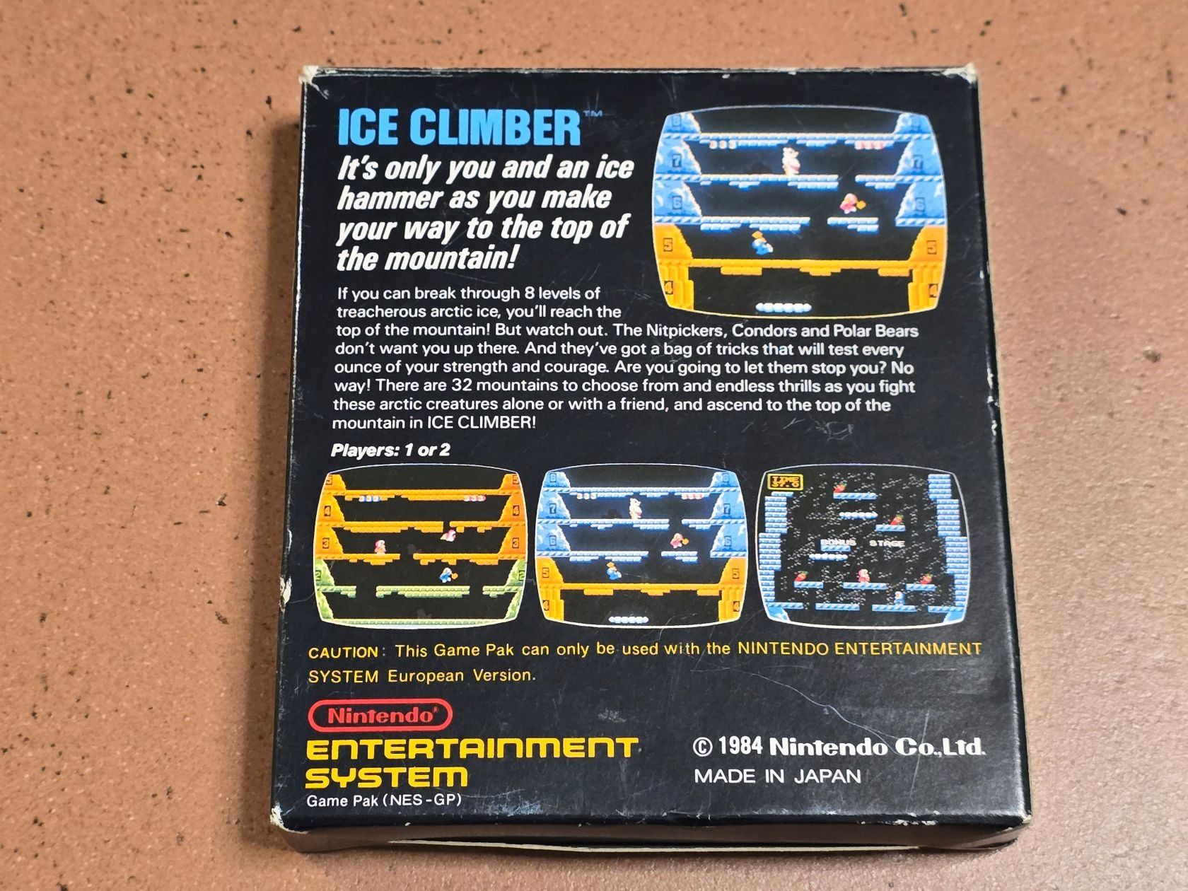 Nintendo Jeux: NES Ice Climber PAL B Version OVP – D'occasion à Steinhausen par Oli_1981 1