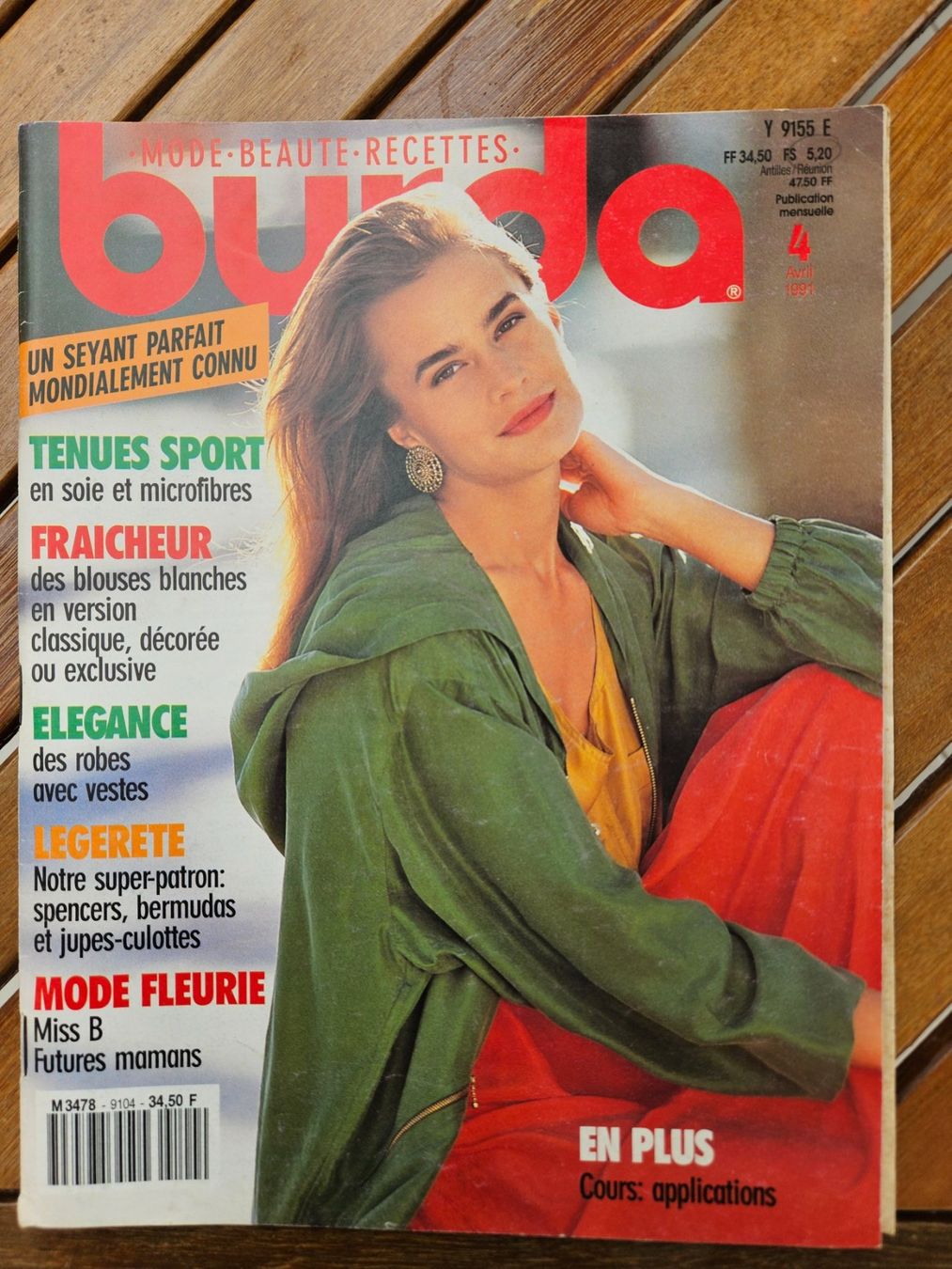 Schnittmuster: Burda 04.1991 / tenues sport etc. – Gebraucht aus Lausanne von tal_01