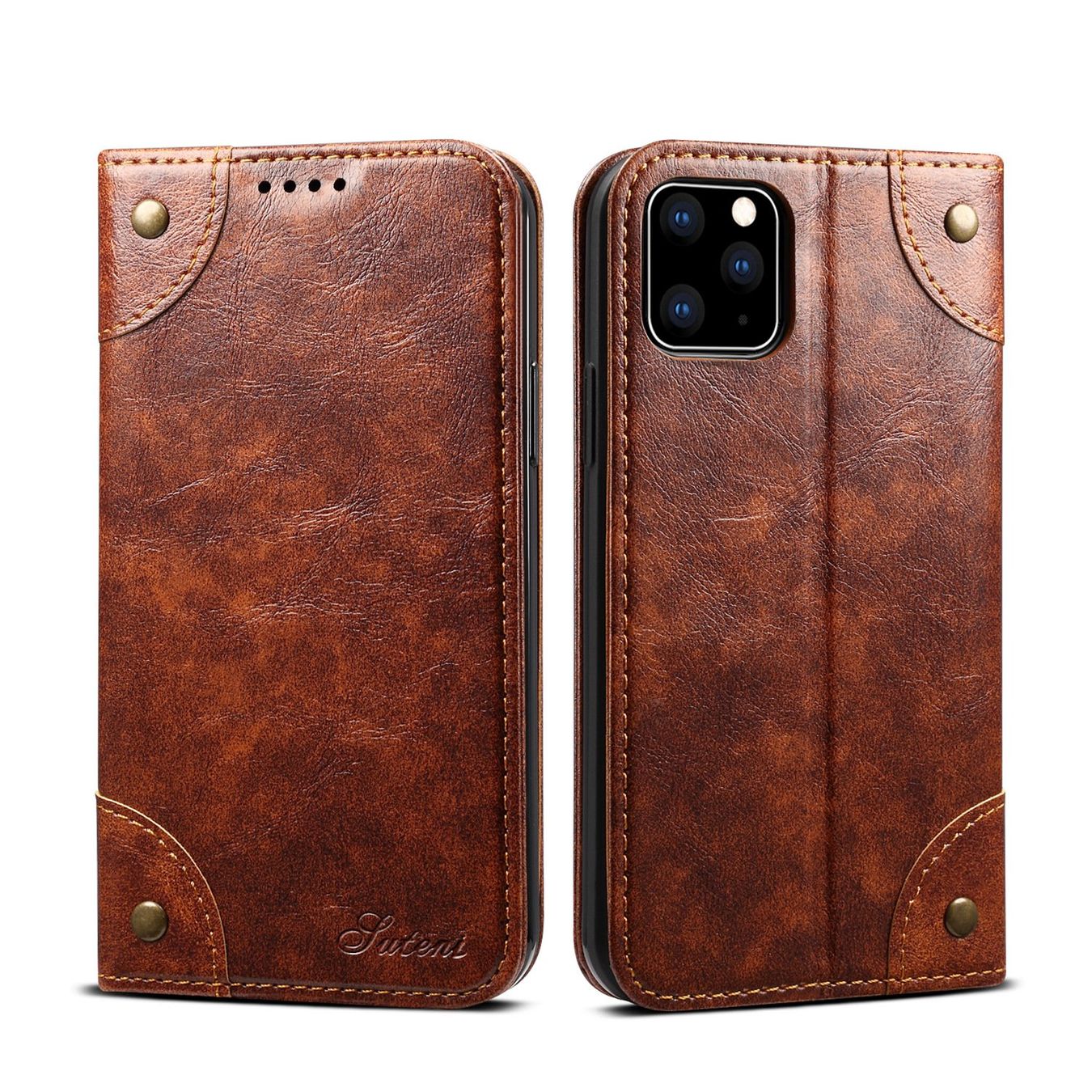 Apple Telefoni cellulari / Smartphones: Suteni - iPhone 13 Pro Echtleder Tasch – Nuovo e nell'imballaggio originale da Matzendorf venduto da BTCSwisswatcher 1