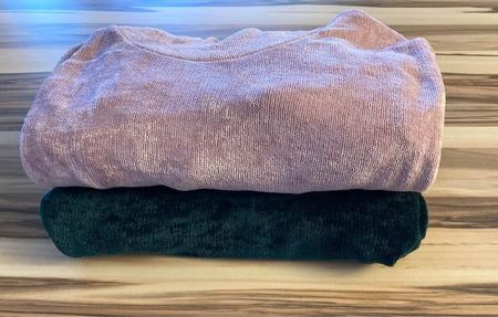2 Stück Winter Pullover Gr. 52/54 rosa + Smaragdgrün