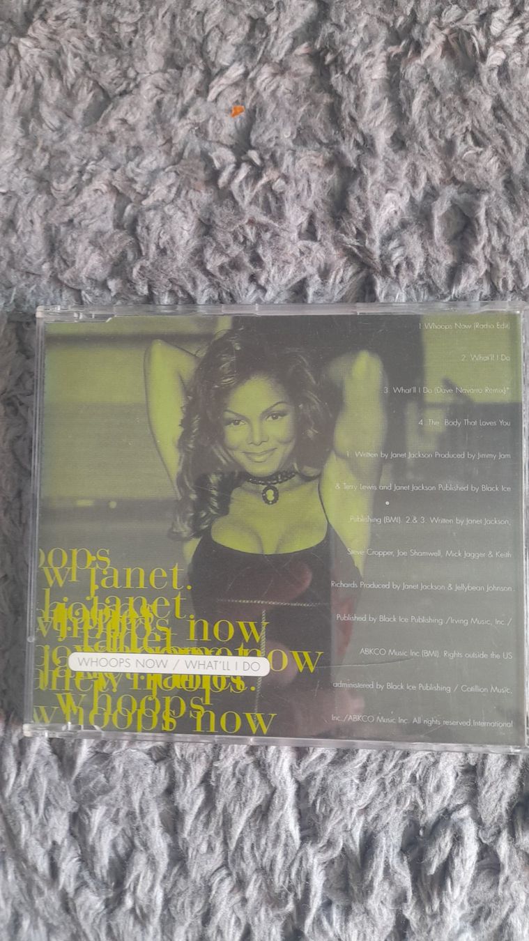 CD: JANET JACKSON    WHOOPS NOW/WHAT'LL I DO    CD SINGLE – Usato da Wetzikon ZH venduto da Ramones01