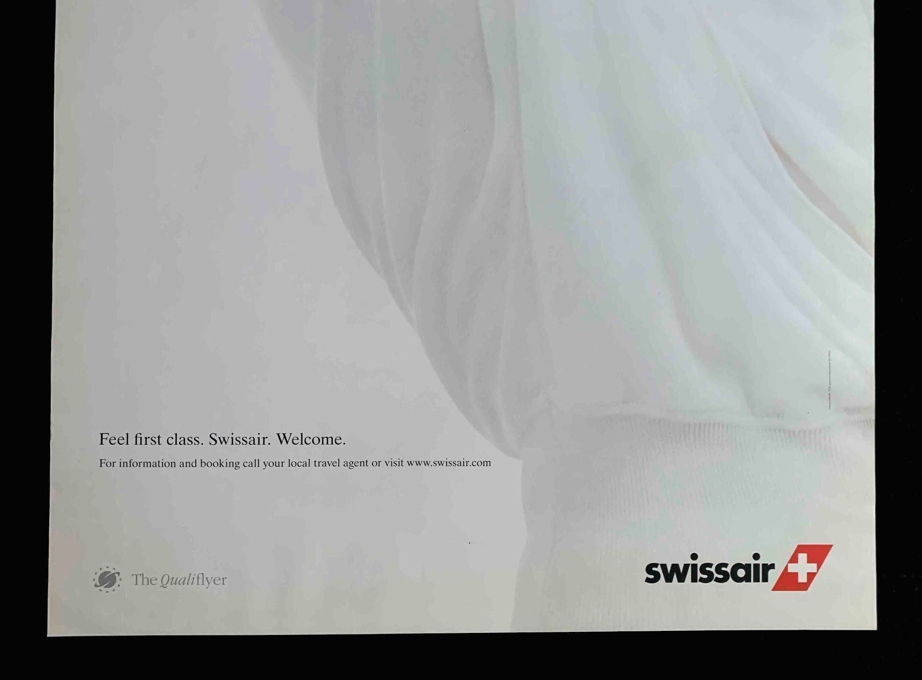 Foto & Immagini: SWISSAIR Qualiflyer First Class DIFFERENCE Poster / Plakat – Usato da Amriswil venduto da Alfaromeo007 6