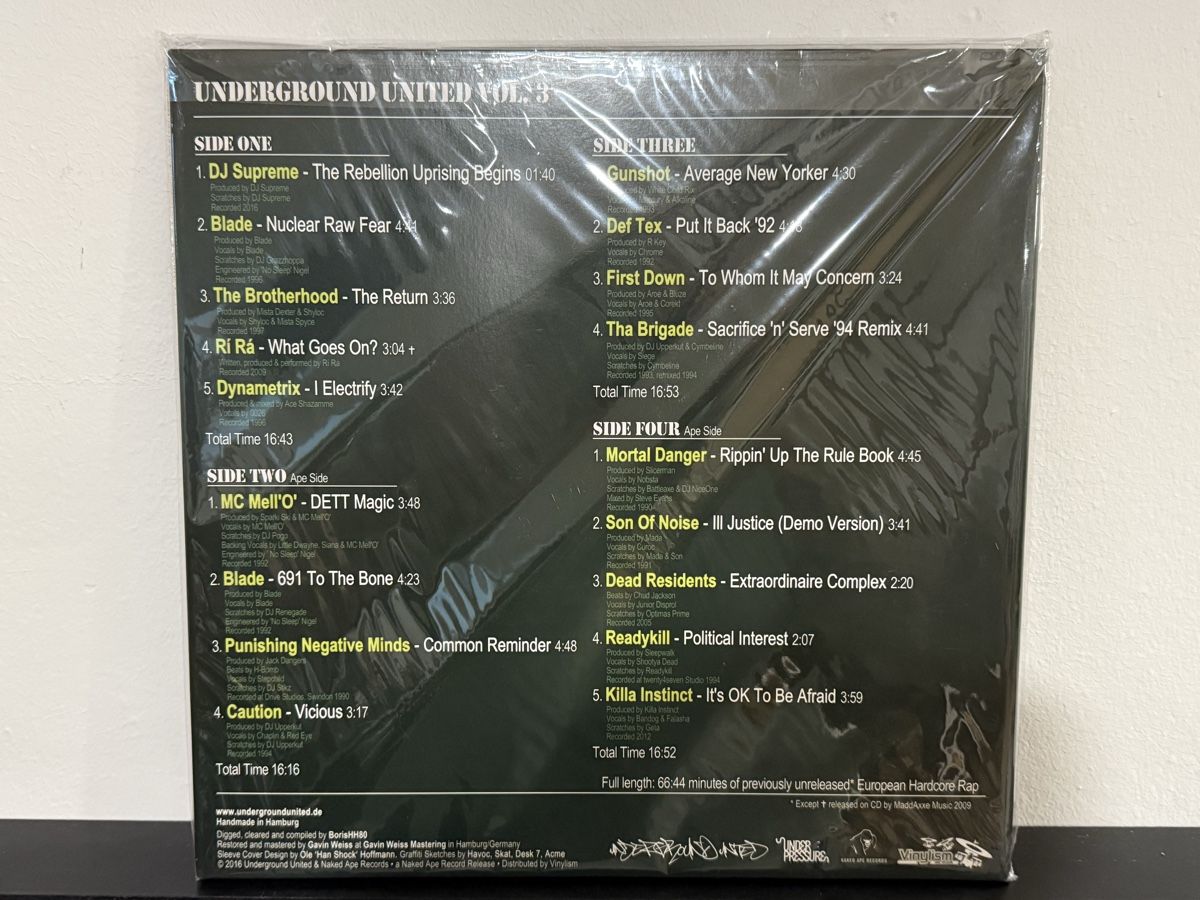 Schallplatten: Underground United Vol. 3 Double LP – Neu und originalverpackt aus Delémont von Studio_du_soleil 1