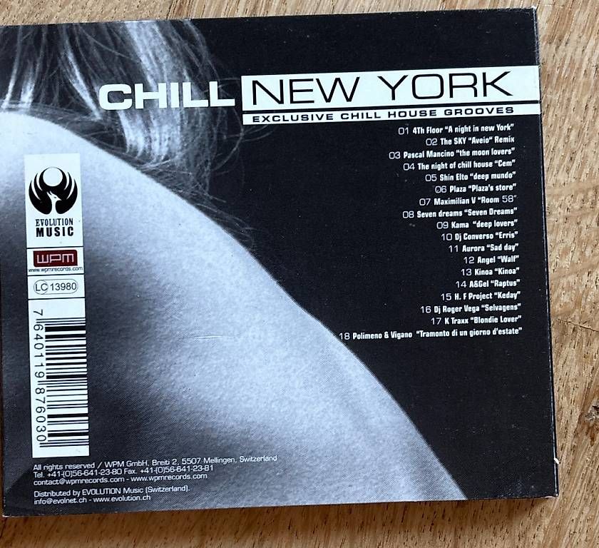 CD: Chill New York /chill Hous – Usato da Zürich venduto da rafa014 3