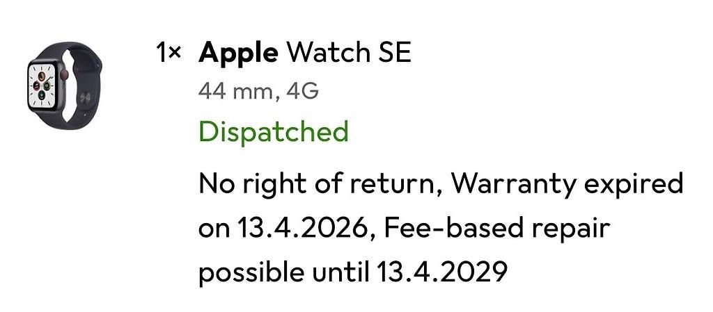 Smartwatch: Apple Watch 44 mm 4G - Galaxus – Usato da Buchrain venduto da PeterAmaral 4