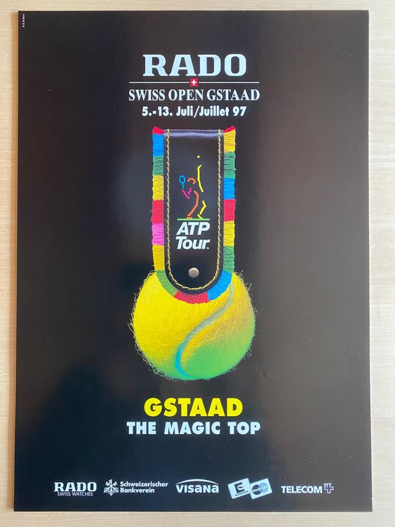 Tennis Swiss Open Gstaad 97 (Kleinplakat) Kaufen auf Ricardo