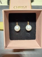 Ohrhänger 18 Karat Rotgold mit Suesswasserperlen 10-10.5mm