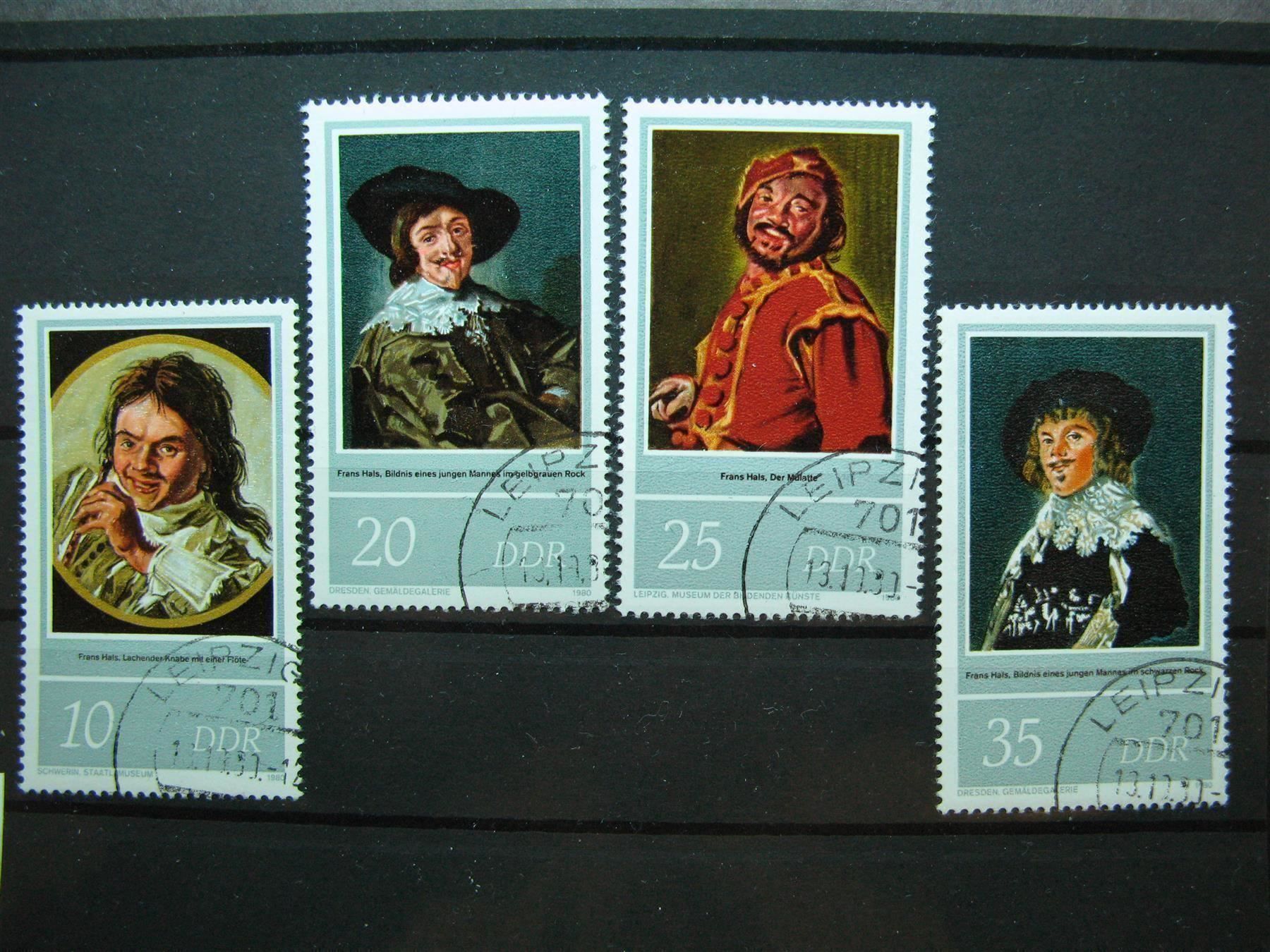 Tutti i francobolli: DDR 1980 Geburtstag Frans Hals gest – Usato da Wil SG venduto da fva01