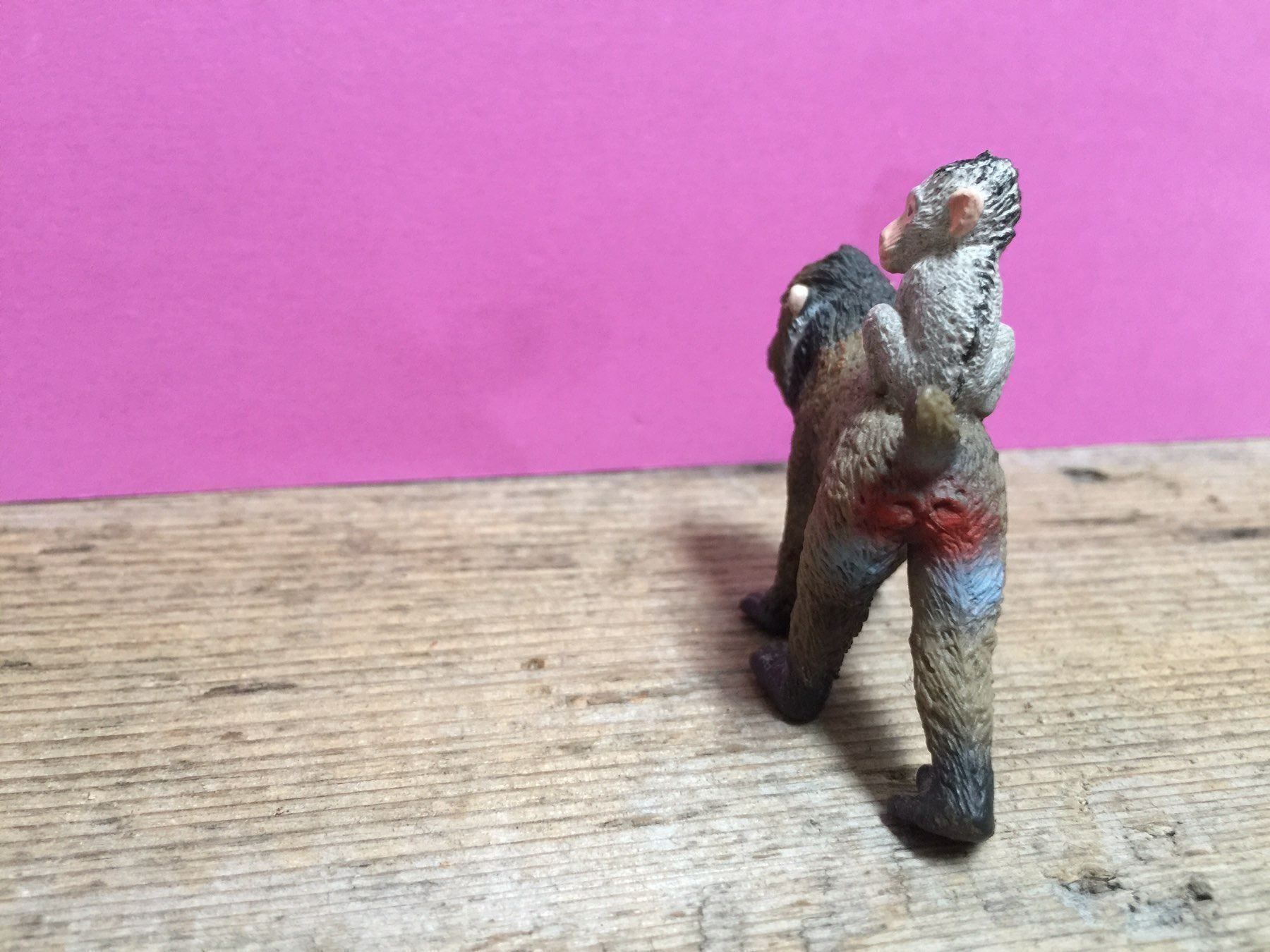 Schleich Statuette: Schleich Mandrill Weibchen Baby Affe – Nuovo (secondo la descrizione) da Ennetbaden venduto da mapa05 2