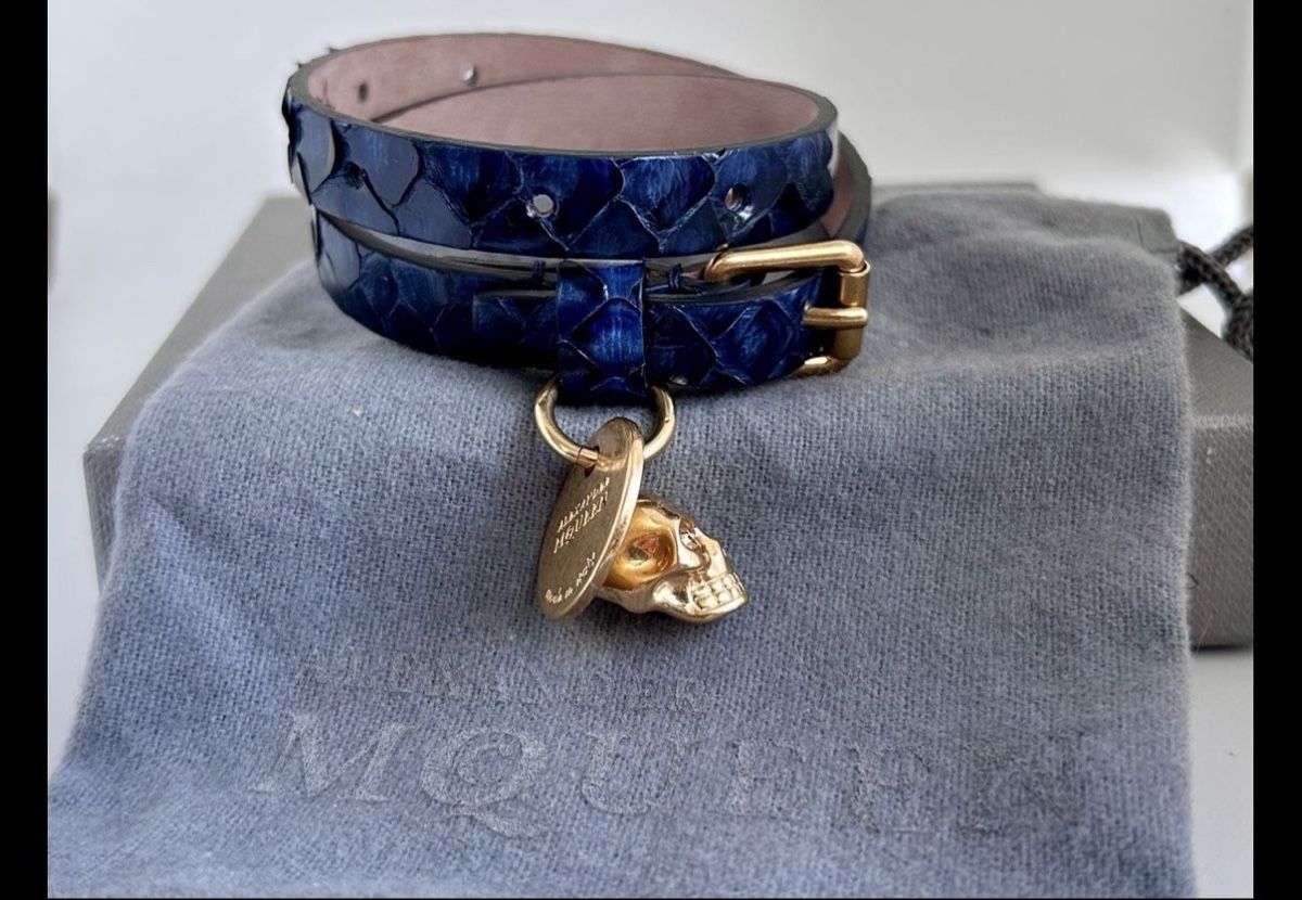 Alexander Mcqueen Bracciali & Braccialetti: Bracelet neuf Alexander McQUEEN – Nuovo e nell'imballaggio originale da Peseux venduto da camosport 4