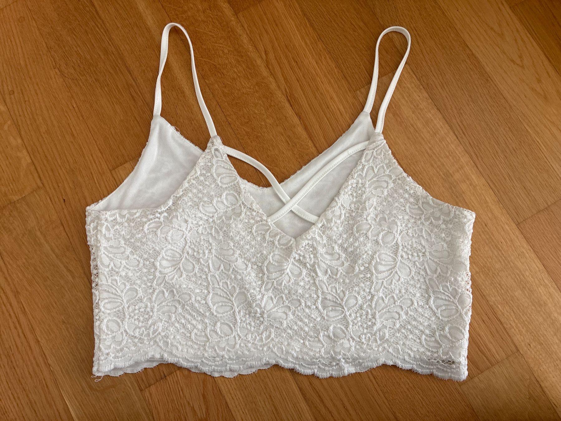 Tops: Even&Odd Crop Top mit Spitze – D'occasion à Altstätten SG par palmela.31 2