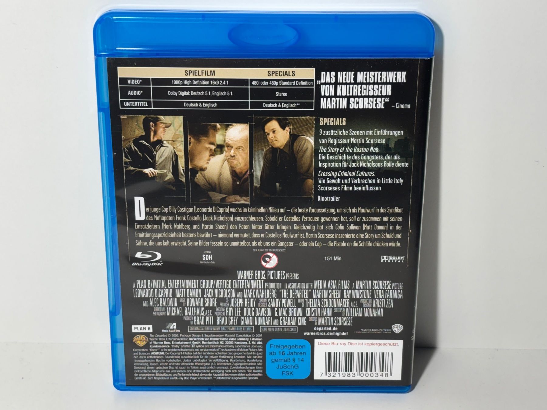 Tutti i DVDs: Departed - Unter Feinden Blu Ray – Usato da Wilderswil venduto da Mr.Fury 1