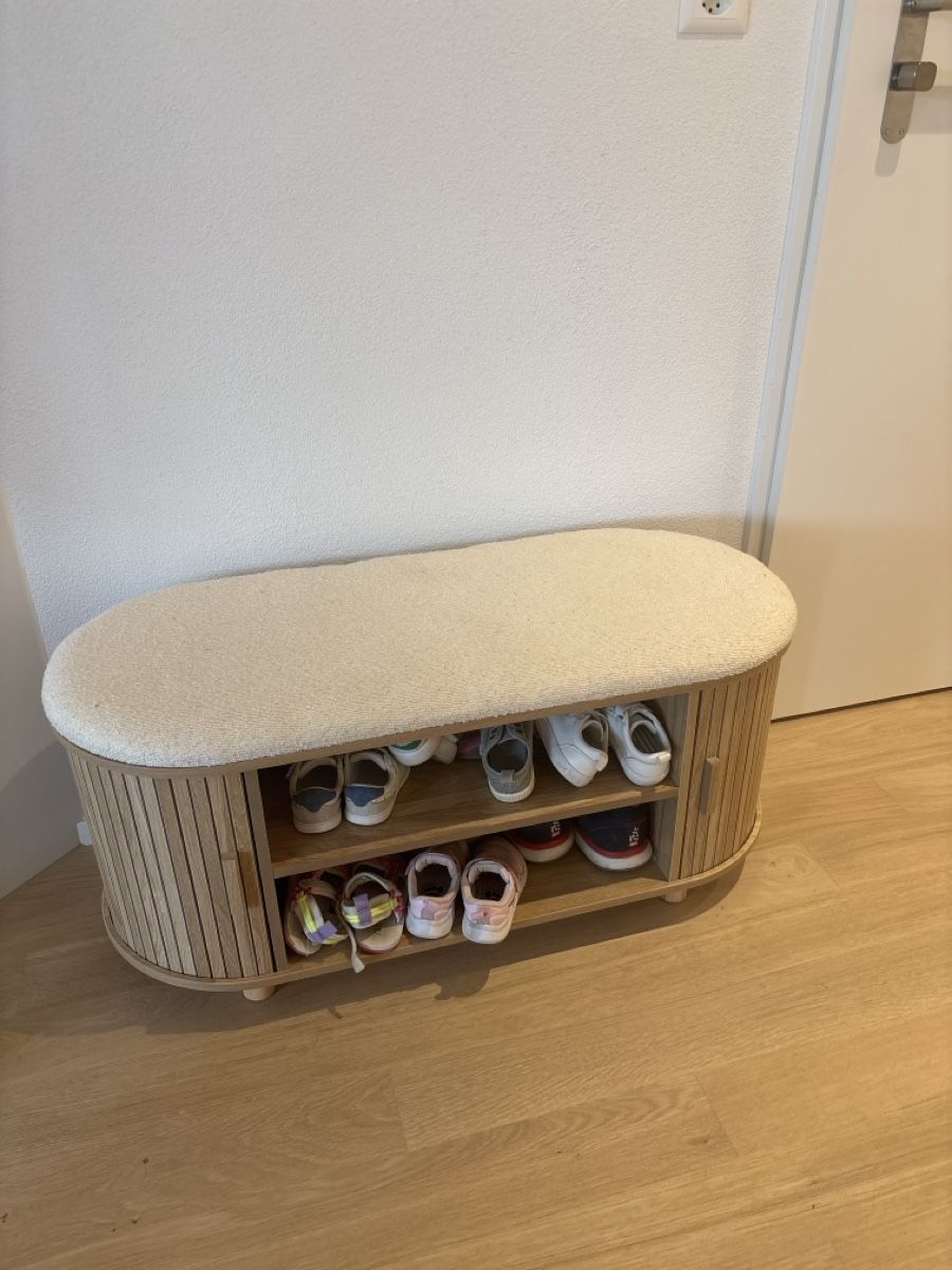 Panchine: Sitzbank Rollläden beige/Eiche natur – Usato da Neuhausen am Rheinfall venduto da LTomk