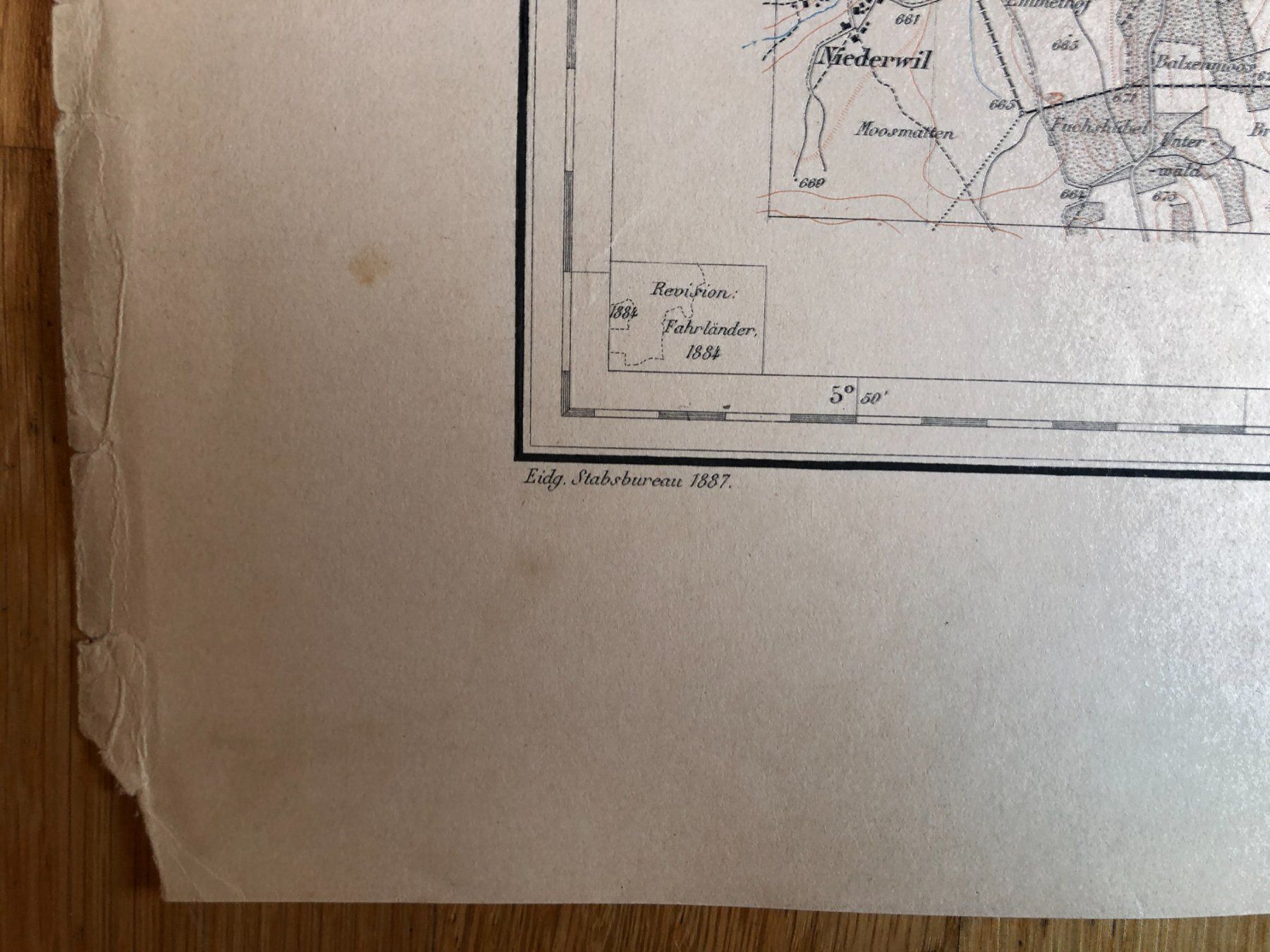 Landkarten & Atlanten: Siegfriedatlas Bl. 172: Reinach 1887 – Gebraucht aus Zürich von allp 7