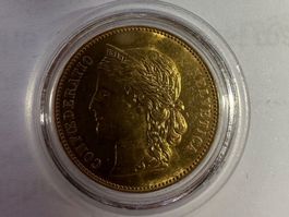 (19) 20 Franken Helvetia 1891 TOp Stgl rare Qualität