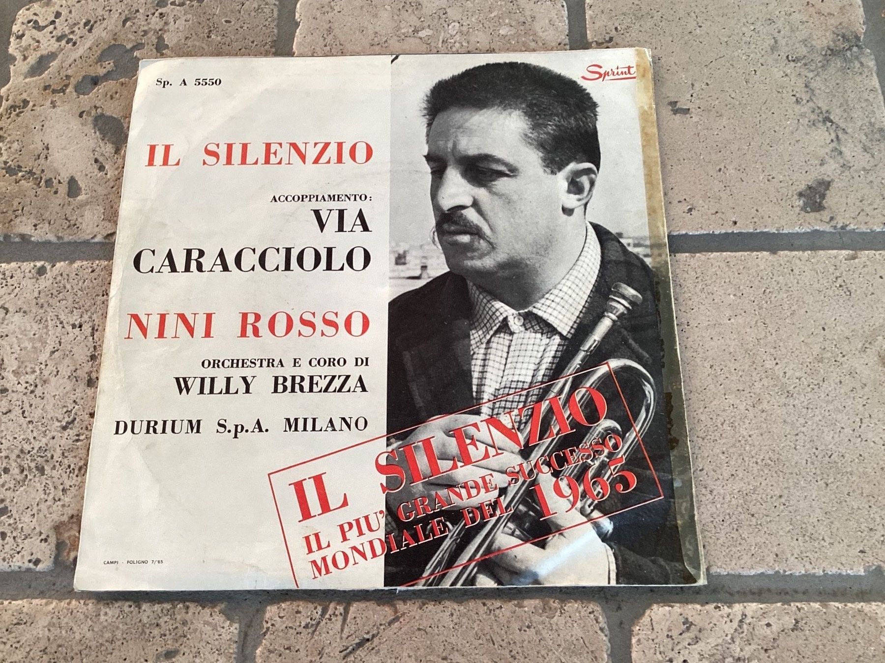 Dischi in vinile: Nini Rosso, Il Silenzio, Via Caracciolo – Usato da Mörschwil venduto da Monzar 1