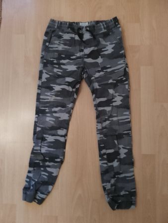 Pantalon camouflage garçon, taille élastique, taille 158