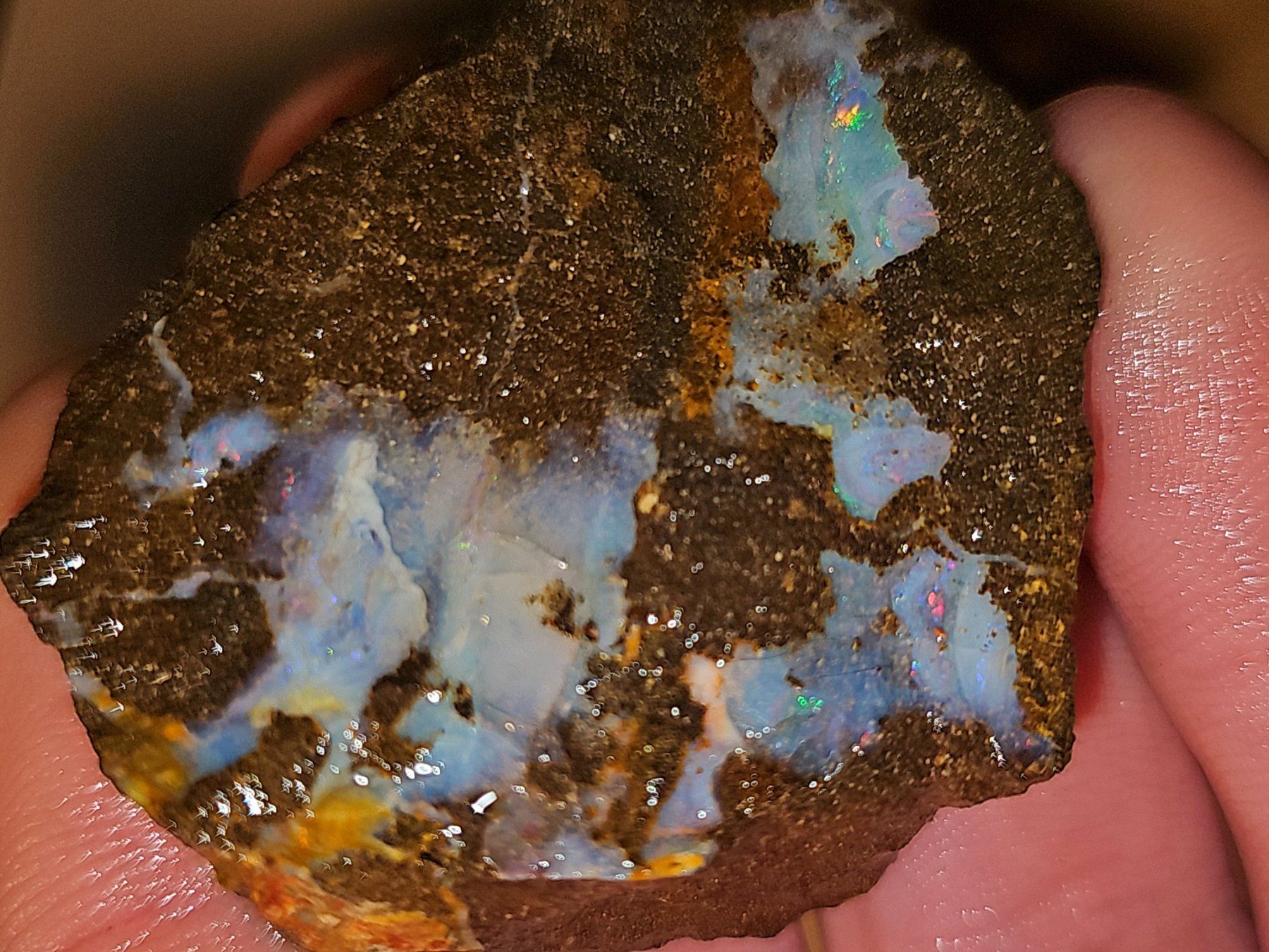Pietre preziose: Grosser Australischer Boulderopal Rohstein – Nuovo e nell'imballaggio originale da Uerkheim venduto da Winwinner 6