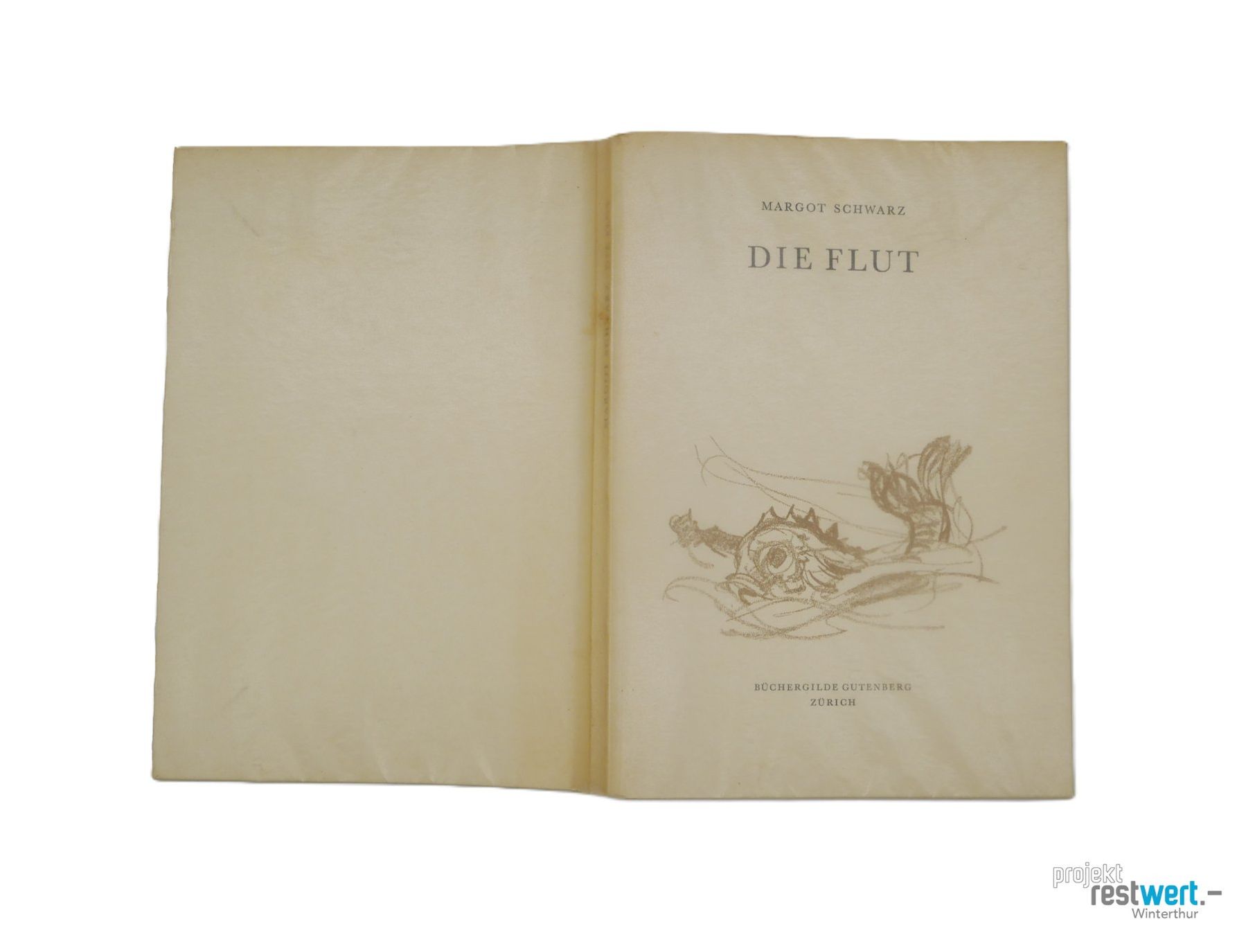 Libri: MARGOT SCHWARZ - Die Flut – Usato da Winterthur venduto da Restwert_Winterthur 2