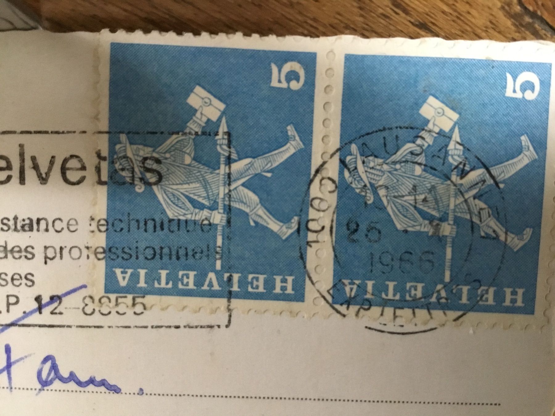 Cartoline postali: Ansichtskarte Lausanne Ouchy – Usato da Thierachern venduto da sweden08 1