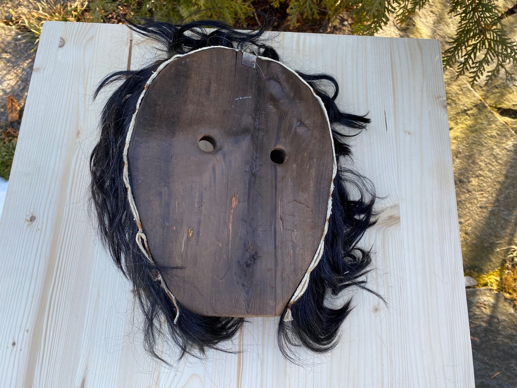 Altro in Antiquarato & Arte: sehr schöne alte Walliser Holzmaske – Usato da Feldbach venduto da Olive1 8