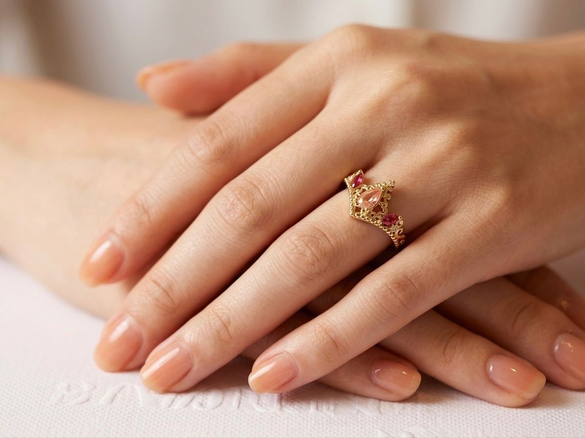 Anelli: Bague Couronne de Princesse – Nuovo e nell'imballaggio originale da St-Maurice venduto da Sandrinette123 3