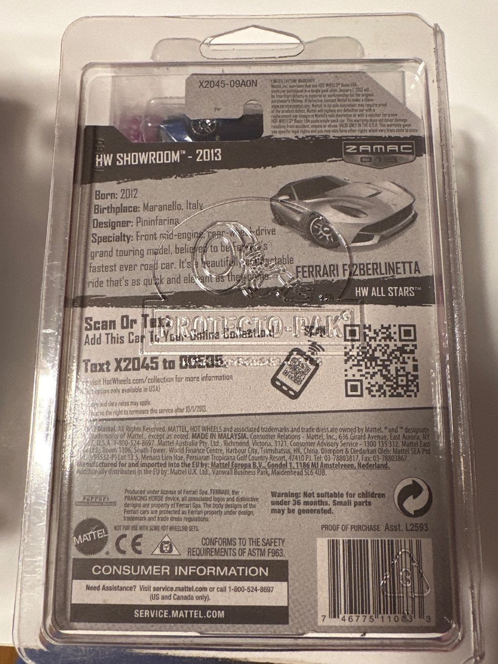 Hot Wheels Modellini d'auto: 4x Hot Wheels Ferrari OVP + Protector – Nuovo (secondo la descrizione) da Basel venduto da Brani91 5