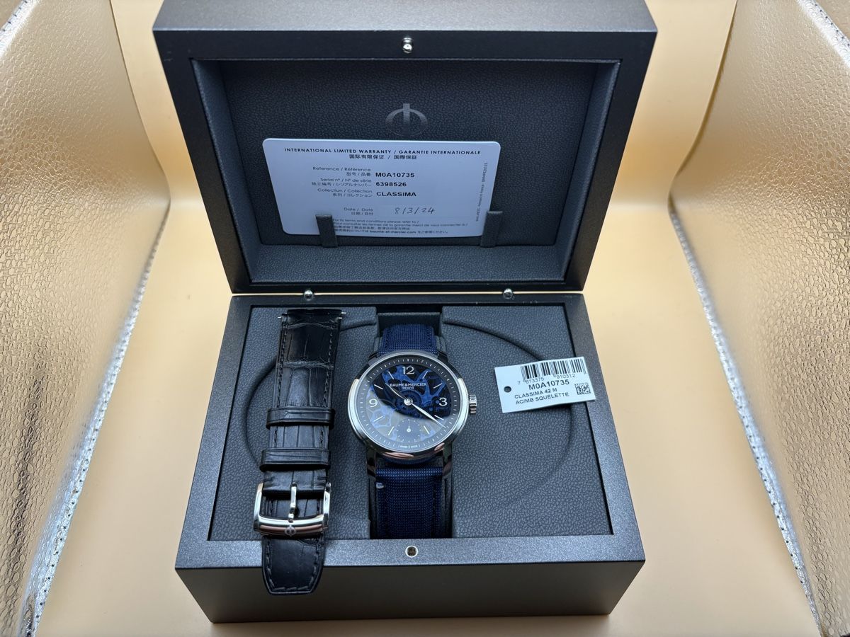 Baume & Mercier Montres: Baume & Mercier Classima 10735 Skeleton 42mm – Neuf (Voir description) à Meyrin par Samos23 4