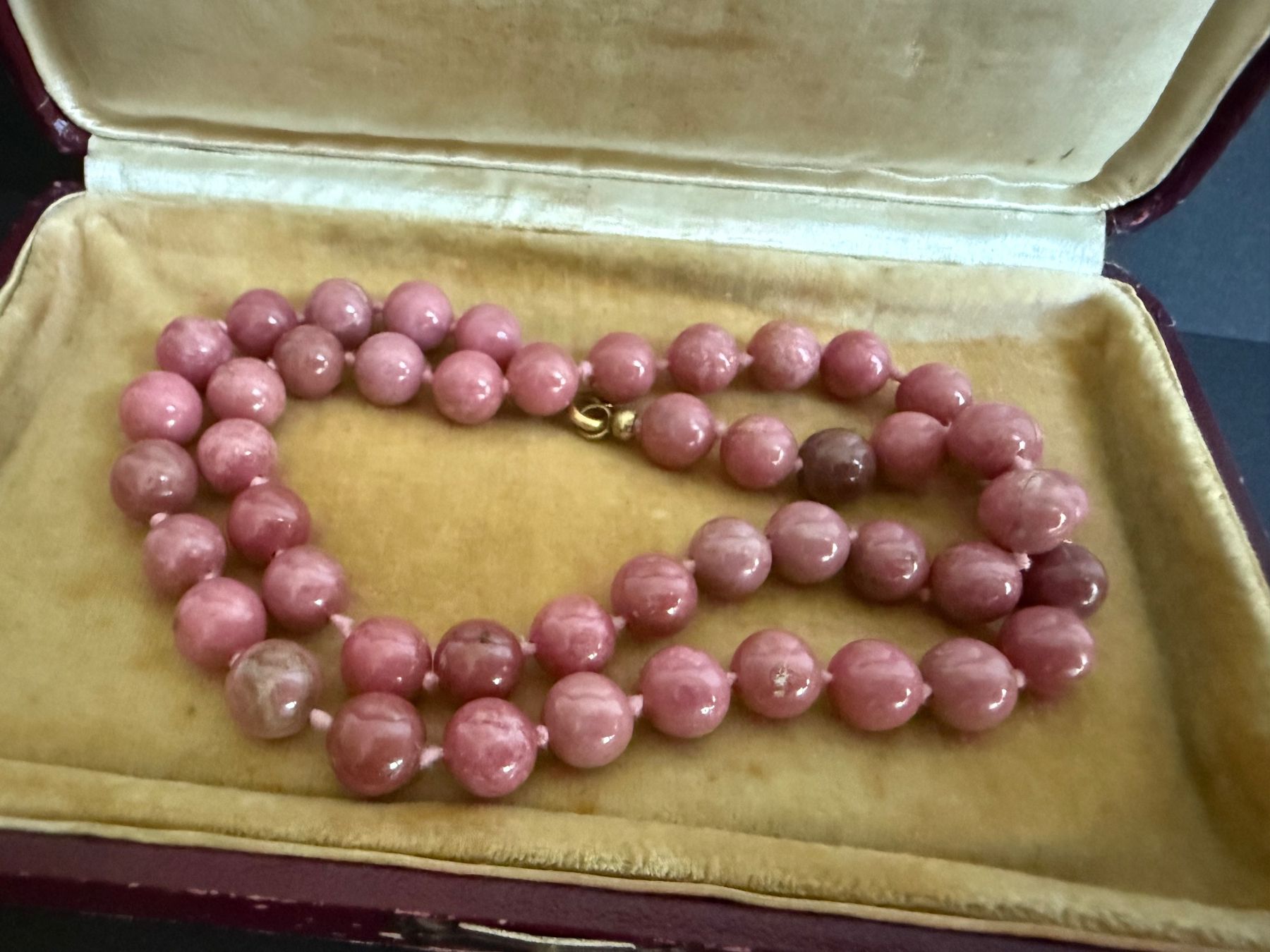 Catenine: Vintage Rhodochrosit Kette – Usato da Spiegel b. Bern venduto da Rogger72 3