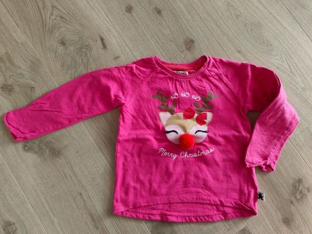 Pullover mit Rentier - Gr. 110