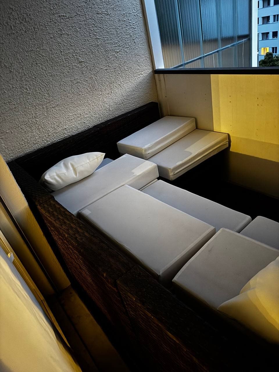 Divani: Balkonmöbel Set Polyrattan Braun Sitzgruppe mit Tisch – Usato da Dübendorf venduto da lucheeno 2