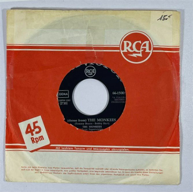 Dischi in vinile: Single: THE MONKEES - Theme from The Monkees (1967) – Usato da Frenkendorf venduto da Yard-Sale-2000
