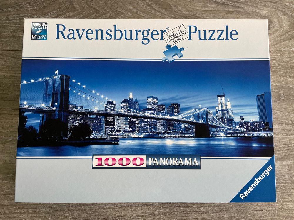Ravensburger Puzzle Leuchtendes New York, 1000 Teile (Gebraucht) in ...
