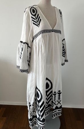 GREEK ARCHAIC KORI Kleid Gr. L - 100% Leinen