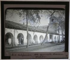 Glasdia Kalifornien spanische Missionsstation, 1930