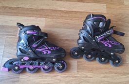 Patin à roulettes inline enfants noir violet Taille M 33-35
