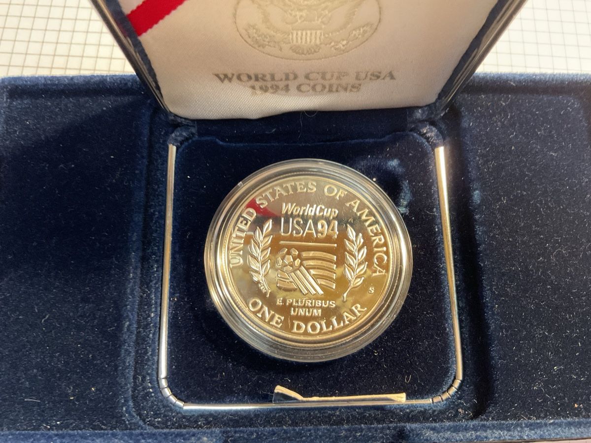 Alle Münzen: USA Silbet Dollar   World Cup – Gebraucht aus Ursenbach von tho_8s6p 1