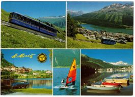 St. Moritz - 5 Bild AK