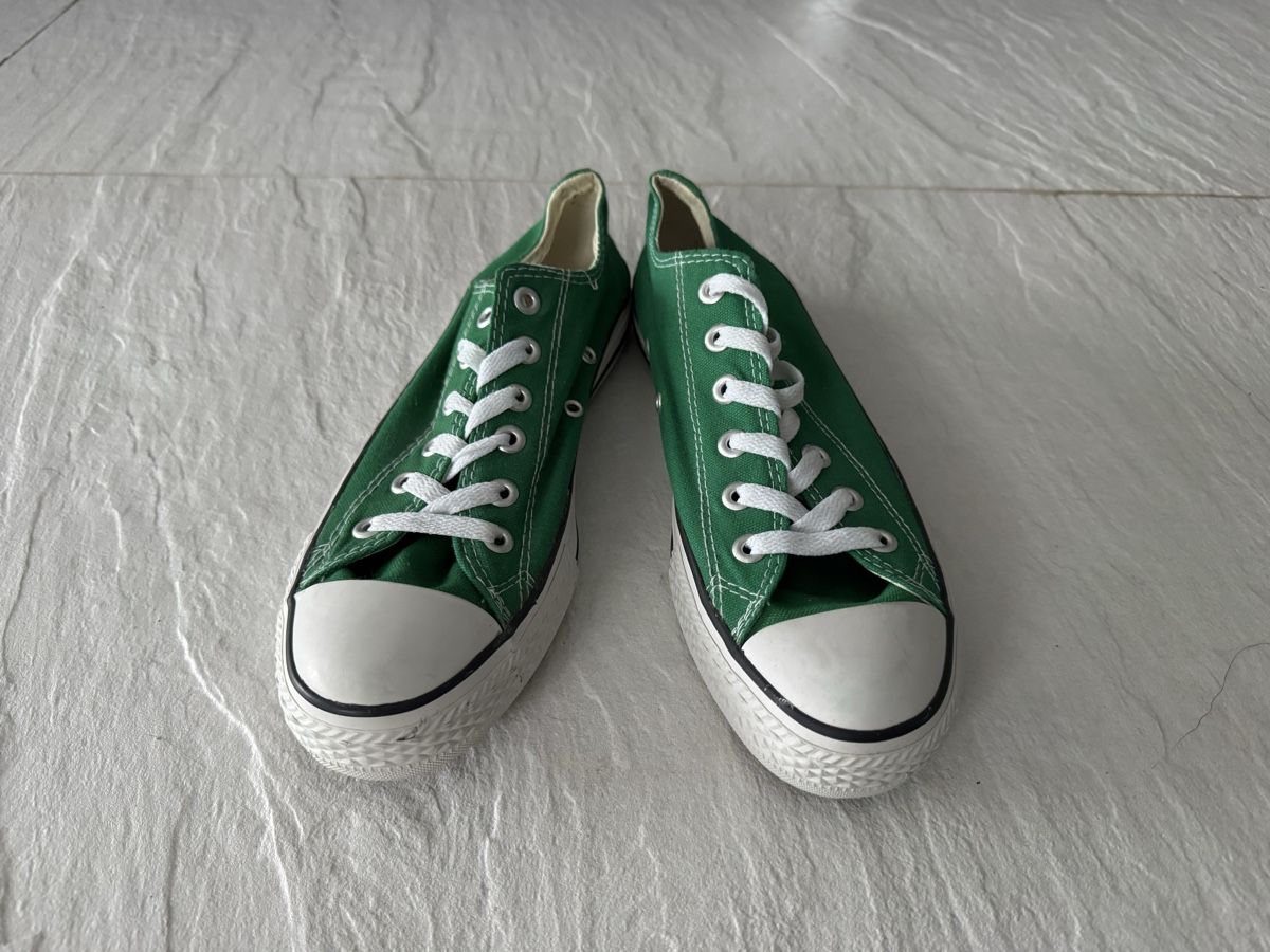 Converse Scarpe da uomo: Converse vertes, Taille 40 Europe, Neuves – Nuovo (secondo la descrizione) da Vallamand venduto da eli_tk9d