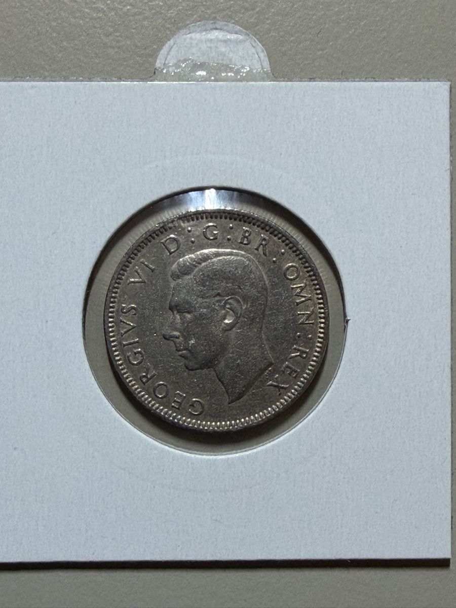 Alle Münzen: GB - 1 shilling - 1949 - Georges 6  – Gebraucht aus Payerne von Mike1682 1