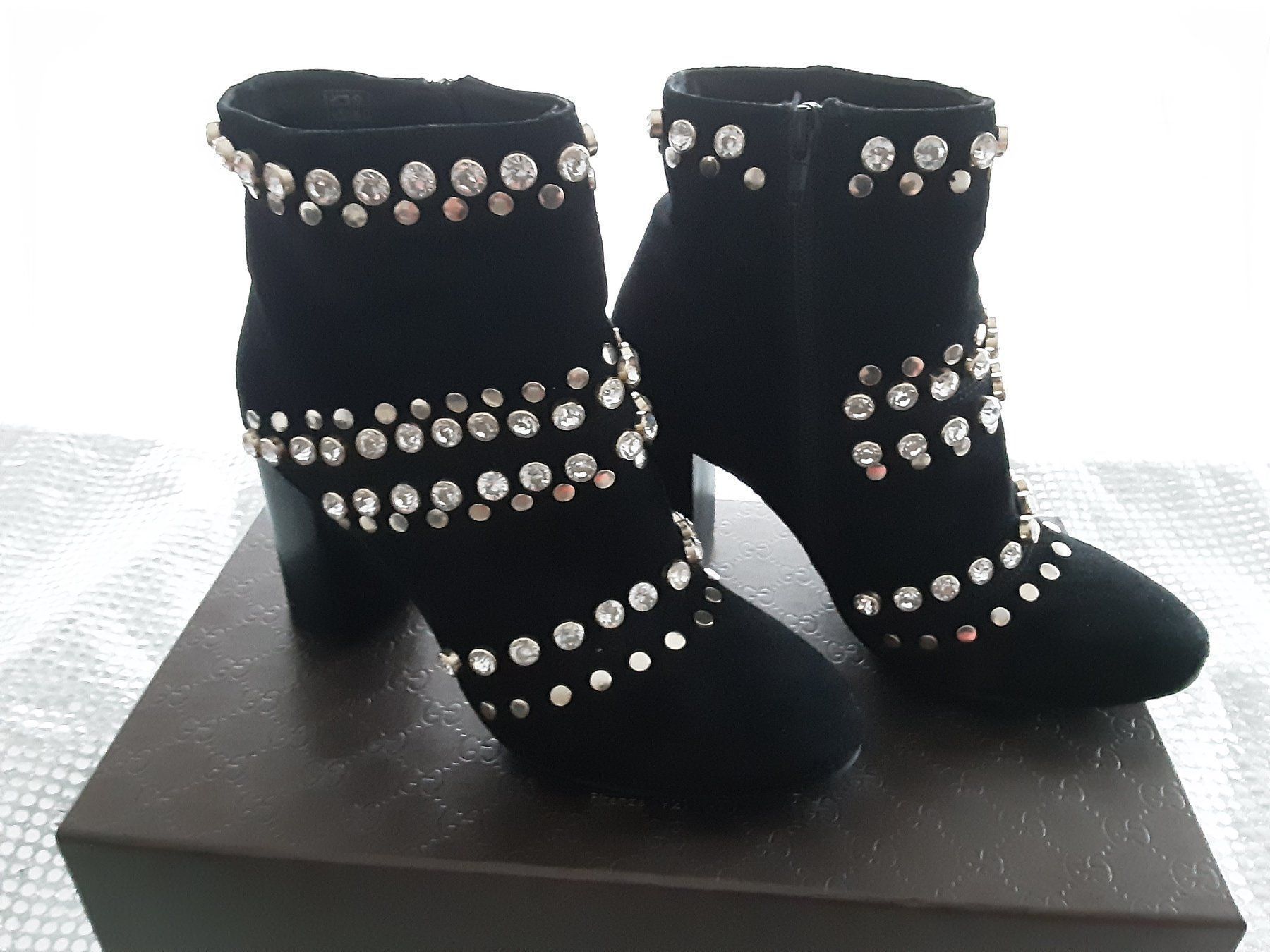 Scarpe da donna: Strass stiefletten   HUMANIK  gr 39 – Nuovo e nell'imballaggio originale da wolfhalden venduto da 46464646