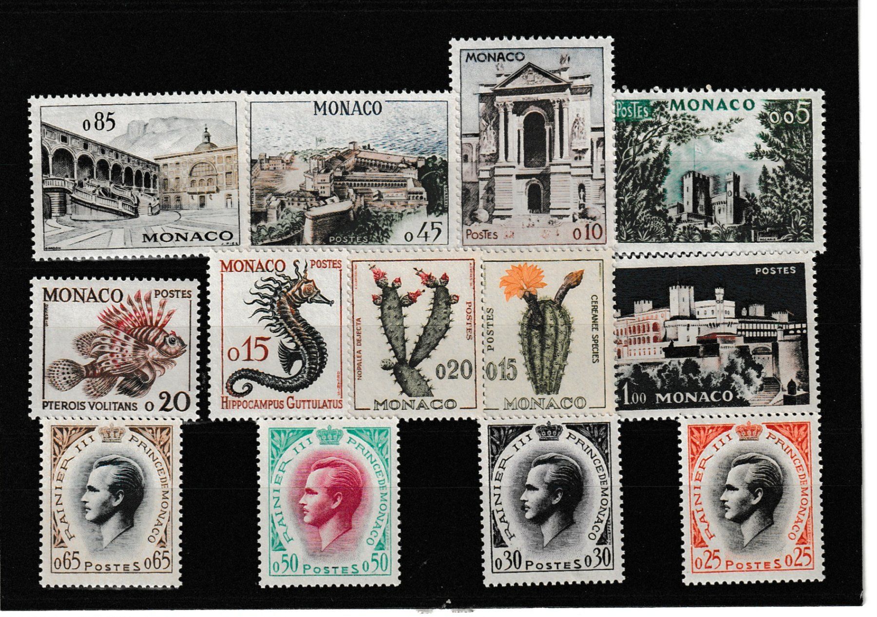 Tutti i francobolli: Monaco 1960 fast komplett briefmarken – Nuovo (secondo la descrizione) da St Gallen venduto da Stampsalshobby 1