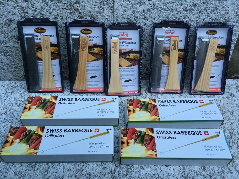 Outdoor Grill u. Raclette Set 9 teilig | Kaufen auf Ricardo