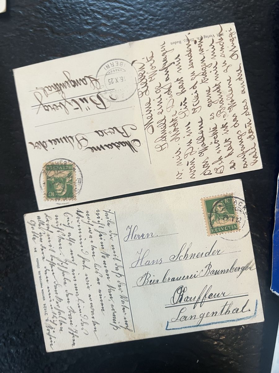 Ansichtskarten: 8 antike Postkarten ca 1909/1910/1922 – Gebraucht aus Laufen von Belezza 3