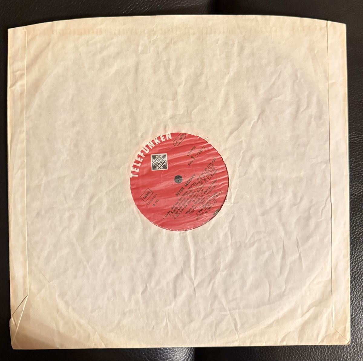 Schallplatten: Peter Maffay LP TELEFUNKEN 1976 – Gebraucht aus Goldach von Donpancho 2