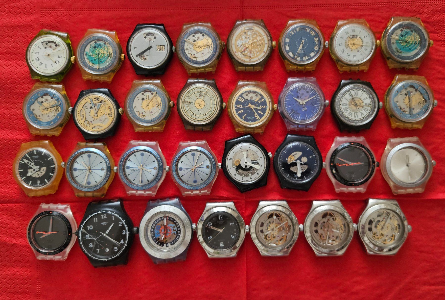 Swatch Uhren: 31x Swatch Automatic NOT WORKING – Defekt aus Genève von Icg146
