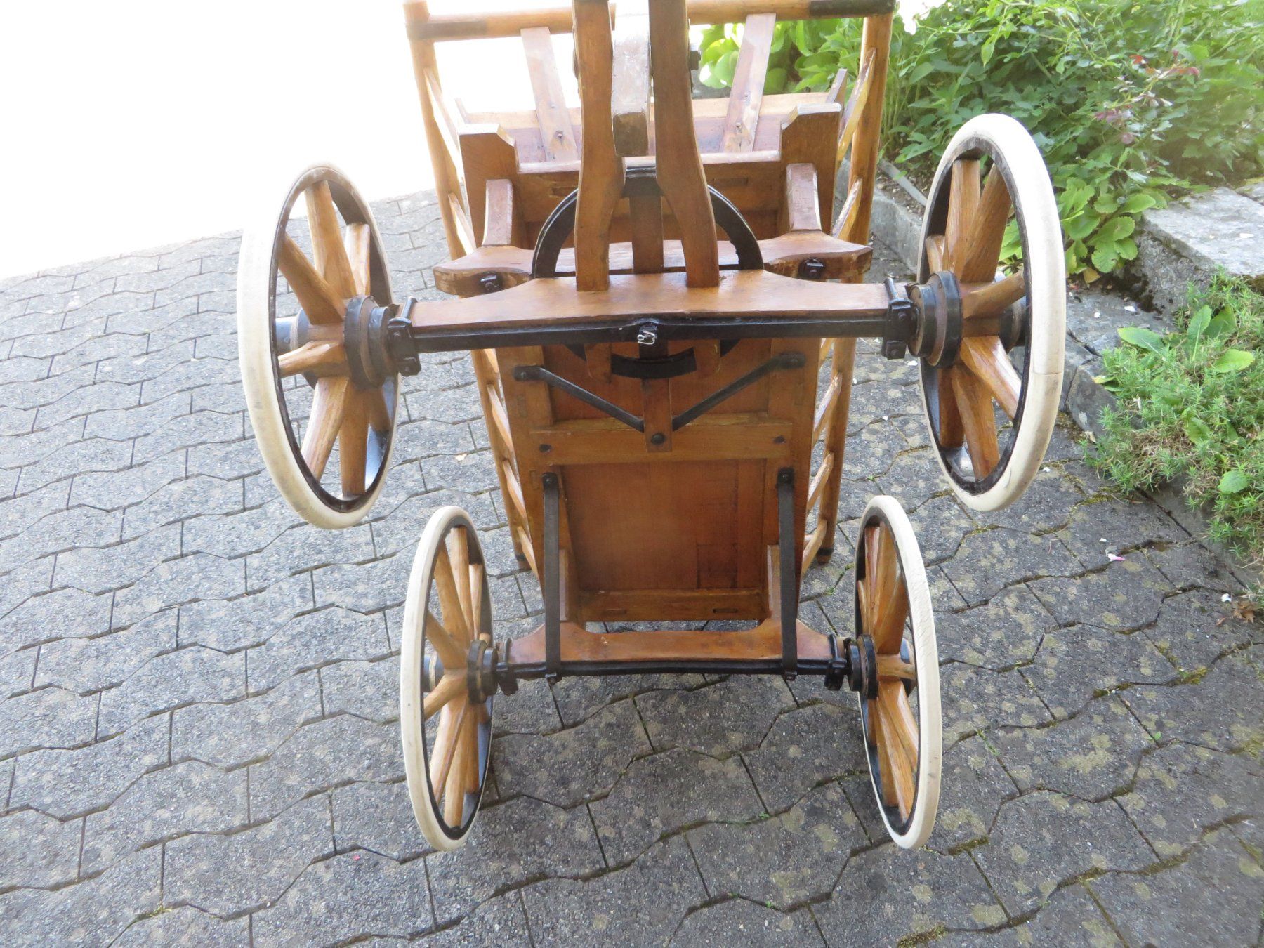 Carrelli di trasporto: Nr. 9 Neu restauriertes Leiterwägeli / Leiterwagen – Usato da Ermenswil venduto da lodero 4