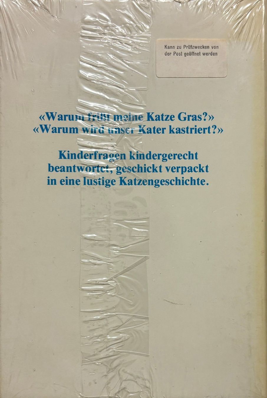 Libri: Meine erste Katze – Nuovo e nell'imballaggio originale da Sarnen venduto da Livres 1