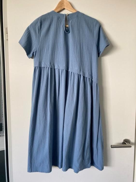 Kleider: Neues hellblauses Kleid aus Baumwolle von Moshkiki – Neu (gemäss Beschreibung) aus Brunnen von bahari02 1