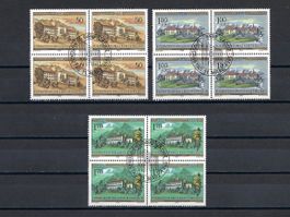 Viererblock Nr. 807-809 Fürstentum Liechtenstein